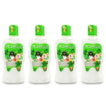 K마켓 어린이 충치예방 불소코팅 동아제약 가그린 어린이용 380ml 사과향, 4개