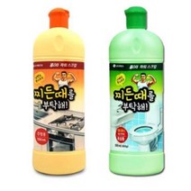 가스레인지 주방타일 찌든때 스크럽 세정제 인덕션 가정용 씽크대청소 고깃집 업소용, LG홈스타 찌든때를부탁해550ml 욕실용