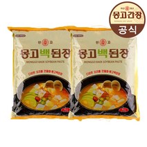몽고 백된장 4kg2개 고추장/쌈장/집된장/간장/된장찌개/재래된장/전통된장/청국장/두부/참기름, 2개, 4kg