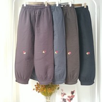 겨울 엄마 할머니 항아리바지 면패딩 몸빼 고무줄 바지 60대 70대 80대 빅사이즈 큰옷