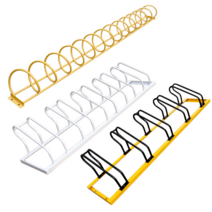 자전거주차장 자전거 보관소 보관대 주차대 실내 야외 빌라 아파트 6대보관, 검정노랑, 2미터 길이의 플랫 아이언  노란색