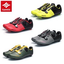 산틱 자전거 남녀공용 ATOP 다이얼 로드 클릿 슈즈 S21029, 39, 블랙