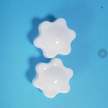 리벳너트 팝너트볼트 M4 m5 m6 m8 m10 매화 베이클라이트 손 조임 너트 핸들 스레드 스타 기계식 블랙 엄지 클램핑 노브 수동 너트 5 개, M6 head dia 25mm, white colour, 1개