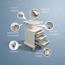 미용 서빙 사무 카트 치과 임플란트 입 스윕 b초음파 보관 이동식 랙 베이스 미용 기기 도구 차량, 한개옵션1, 14 51x47x82cm   14