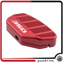 혼다 용 FORZA 125 300 2018-2021 킥 스탠드 사이드 enlarger column 보조 시트, 17 Red logo 350