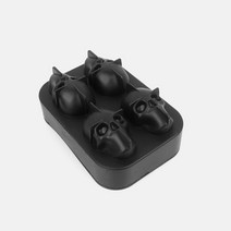 슬러쉬기계 얼음틀 얼음트레이 3D 해골 몰드 아이스 큐브 메이커 초콜릿 트레이 아이스크림, A