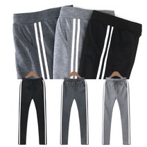 에스에이치컴퍼티 여자 옆줄 두줄 밴딩 무지 사계절 세미 트레이닝 바지 츄리닝 체육복 2W3401F3