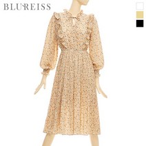 블루레이스 블루레이스 플라워프릴플리츠원피스_B2S1OP3221