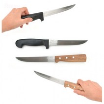 일본 제작 우수한 경도 절삭력 지속력 정육칼 정형칼 육가공칼 뼈칼 발골칼 전체길이 29cm 30cm