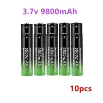 18650고방전 21700배터리 2023lot 고품질 9800mAh 3.7V 18650 리튬 이온 배터리 충전식 손전등 토치, 파란