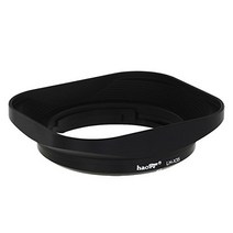 Haoge LH-X35 Bayonet Square Metal Lens Hood for Fujifilm Fuji Fujinon XF35mmF2 XF 35mm f/2 R WR and, 상세내용참조