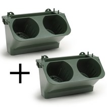 로하스리빙 수직 멀티벽걸이화분(MP-04) 2P, 화이트