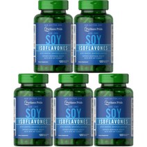 퓨리탄프라이드 Puritans Pride Soy Isoflavones 퓨리탄 프라이드 대두 레시틴 750mg 120정 5병, x, 1개