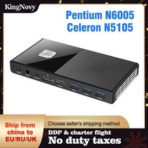 미니PC 데스크탑 고사양 포켓 11세대 펜티엄 n6005 셀러론 n5105 816gb lpddr4 2933mhz nvme 휴대용 컴퓨터 2.5g lan windows 11, 영국, 8GB DDR4 128GB NVMe