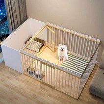 강아지 울타리 분리형 화장실 사각, 136x92x55 일체형