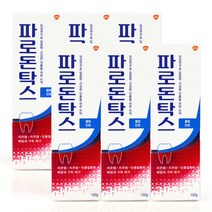 파로돈탁스 잇몸케어 데일리 후로라이드 쿨링 민트 치약 100g x6개