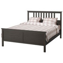 이케아 HEMNES 원목 클래식침대 퀸 150200 블랙브라운 인테리어침대 vlau, 상세페이지참조()