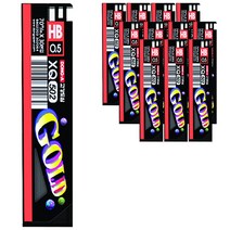 동아 XQ 502 세라믹골드 샤프심, 0.5mm, 12개, HB, 12개