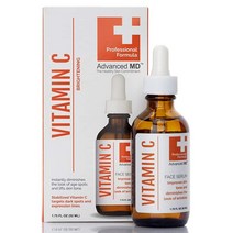 Advanced MD 비타민 C 브라이트닝 페이스 세럼 스킨 케어 - 검버섯을 줄이고 피부 톤을 리프팅하는 전문 포뮬러 - 농축 비타민 C 페룰산 항산화 물질