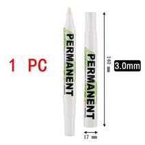 우드버닝 흰색 마커 펜 세트 유성 방수 젤 낙서 스케치 편지지 쓰기 학교 용품 브러시, 1 pcs 3.0mm