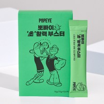 제이은 뽀빠이 초활력 부스터 BCAA L 아르기닌 L글루타민 수분보충 복숭아맛 (7g X 10스틱), 뽀빠이 초활력 부스터 7g X 10스틱