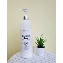 [이브에버] 바오밥트리 바디케어 로션 1000ml 시어버터 수분가득 촉촉한 보습유지 피부관리실전용 홈케어 사은품 시트팩6종 + 샘플6종 무료증정