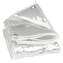 텐트 우레탄창 만들기 치수별 두꺼운 방풍 방한, PVC 투명 방수포 1.5x3m