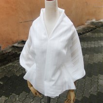 자투리 모던 펀칭체크 백아이보리