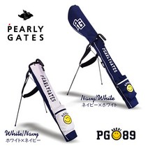 파리게이츠 PEARLY GATES 클럽케이스 셀프스탠드 굿스마일 스탠드백 경량캐디백, 네이비