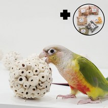 솔라볼 앵무새 장난감 입질 용품 스트레스 해소 4cm, 3개