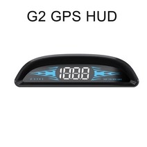 gps측량기 gpsGEARELEC G2 OBD2 HUD GPS 자동차 헤드 업 디스플레이 디지털 속도계 알람 알림 미터 모든 대, 02 G2 GPS HUD