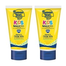 바나나 보트 선크림 118ml 2개 키즈 맥스 SPF 100 선스크린 Banana Boat Kids Tear Free Lotion 118 mL