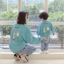 단정한 모녀커플룩 제주여행 가족 여행 엄마아들커플룩
