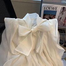 프릴 레이스 블라우스 러플 여성 공주 로맨틱 오피스 프렌치