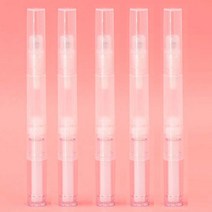 [5개입] 큐티클오일펜 네일 공병 3ml 파운데이션 컨실러 리무버 소분용기, 5개