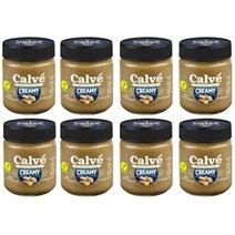 칼베 땅콩버터 무설탕 크리미 210g X 8개