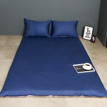 모노데코 파인솔리드 순면 홑겹 요커버 요매트 세트 8color, 네이비