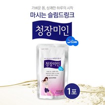 청장미인 100ml 1포 슬림드링크 장케어 액상차
