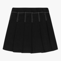 [셀덴] 블랙 데님 테니스 스커트 EDWH22955_울산성남점