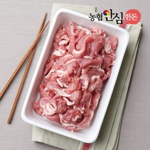 [농협안심한돈] 국내산 돼지고기 목살 제육불고기용 500g, 없음
