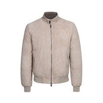 CORNELIANI 꼬르넬리아니 베이지 스웨이드 패딩 구스다운 점퍼 CR8LERP03 - 라이트