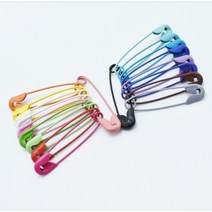 패션 옷핀 낱개 가방 부자재 의류 컬러옷핀 바느질 퀼트 재료 DIY 공예 홈패션 고정핀 옷삔 리폼 이불고정 수선 칼라 핀 의류핀, 브라운