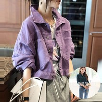 패션라인 [사은품무조건증정] BL6105_셀프 데님자켓(봄점퍼)