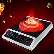 고출력 인덕션상업용 인덕션 쿡탑 냄비 버너 3000/3500W 220V 주방 조리대 전기 세라믹 스토브 레인지, 3500W, 중국, CN