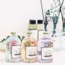 라스 편백나무 우드향 방디퓨저 리필액 거실 방방향제, 200ml 본품 세트, 바질