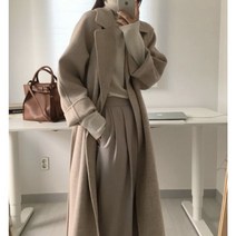 여성 NEW 포레트(마카롱) 롱 모직 겨울 코트