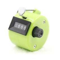 빠르고 정확한 머니 화폐 카운터 리모콘 4 자리 숫자 플라스틱 쉘 손 손가락 디스플레이 수, Green