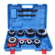 수동 오스타 다이헤드 휴대용 수동나사가공기 와이어, 1.2인치 수동 오스타 x 커팅 나이프