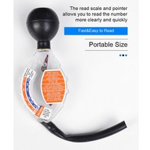 휴대용 농도계 부동액 다이얼 밀도 측정기 ℃/calibra보정 자동차 라디에이터 냉각수 테스터 도구, 한개옵션0