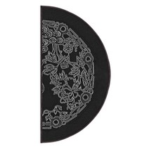 반달 포인트 캠핑 먼지없는 미니 베란다 러그 크리스마스 두평 대형